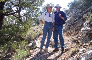 Berry and Cyndi on Trail 2