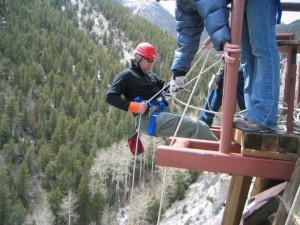 rappelling